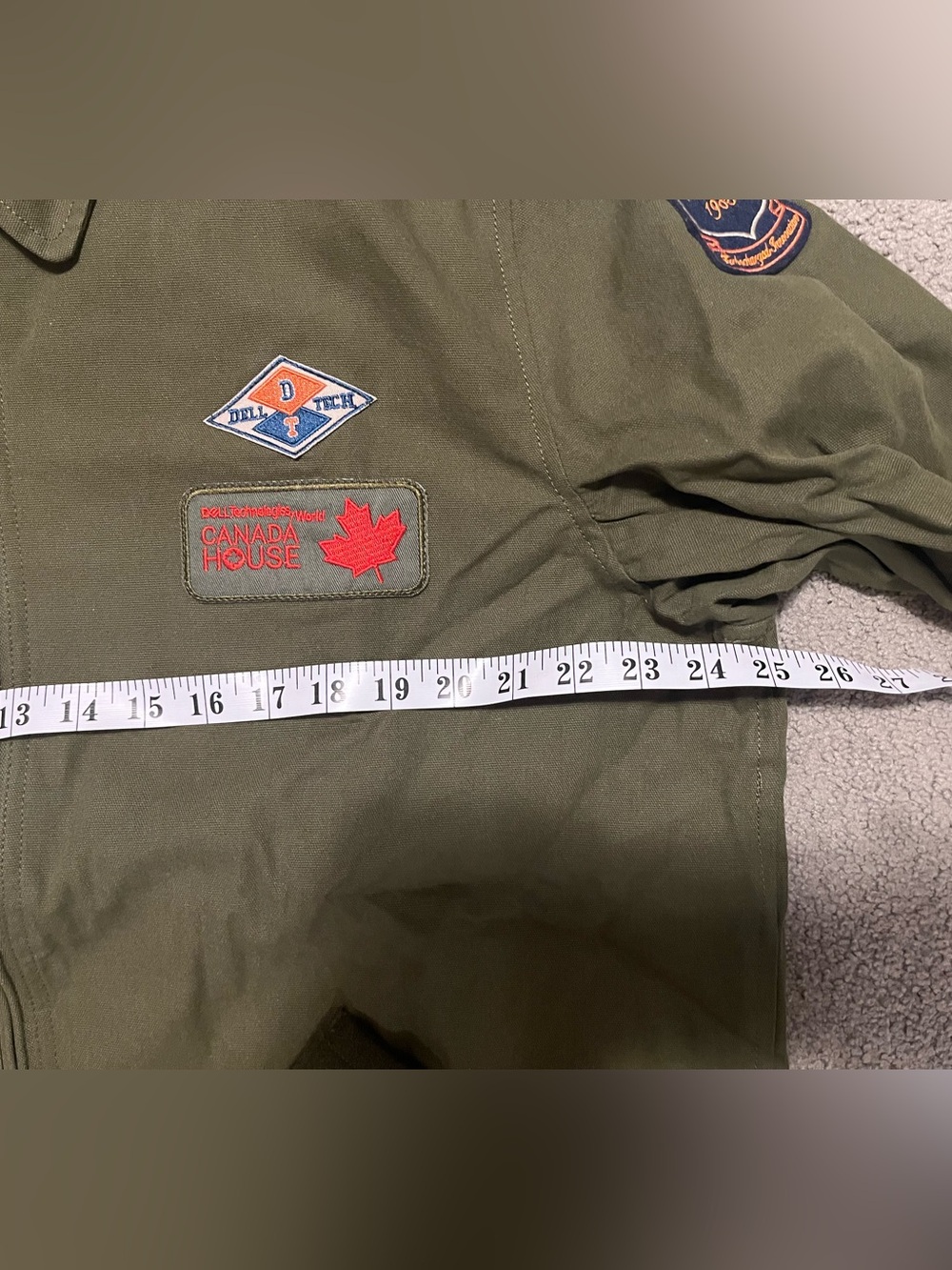 NWOT Vintage 1990s Dell Computer Canvas Jacket - Picture 9 of 10